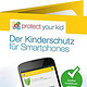 Flyer für die App „Protect your kid“