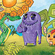 Kinderbuch-Illustration: Drei Monsterchen