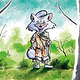 Kinderbuch-Illustration: Wikinger-Fuchs
