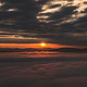 Nebelmeer und Sonnenuntergang, Ottoberg Thurgau
