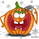 #Halloween #Halloweenmotiv Crazy Kürbis