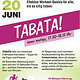 Werbeflyer für den neuen Tabata-Kurs