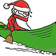 weihnachtsmann für Air Plus Adventskalender