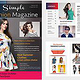 Fashion magazine design