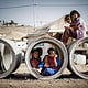 refugee kids in a camp near Hawler/Iraq