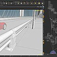 Node Setup + ein paar custom Parameter für die individuelle Gestaltung der Brücke