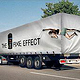 Ambient Media: LKW-Plane für THE AXE EFFECT.