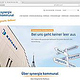 Homepage mit dem Slidermotiv „Verwaltungsfachbereiche“