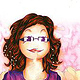 Illustration Profilbild Portrait