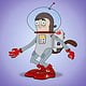 Space Monkey graphic created for the Adobe Community Professionals lecture