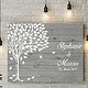 Gästebuch –  Holz Design, Wedding tree, Hochzeitsgeschenk