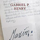 GABRIEL P. HENRY – MAXIM