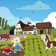 Maxis Farm – illustration