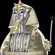 Slotmaschine in der Szene mit dem Pharao