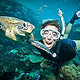 Underwater Wide Angle Portrait Photography