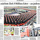Bericht zur Einweihung einer neue Produktionsstrasse Werk der Coca-Cola European Partners Deutschland GmbH, Hildesheim
