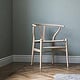 Wishbone chair CH24 by Hans J Wegner