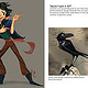 Kraba Character and Raven Design