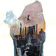 freie Illustration „Burning Man“