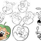 Cartoon Charakter Skizzen