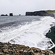 Küste am schwarzen Strand