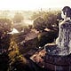 Buddha, Wat Ek Phnom, Kambodscha / Cambodia (Luftbild mit einer Drohne)