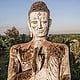 Buddha, Wat Ek Phnom, Kambodscha / Cambodia (Luftbild mit einer Drohne)