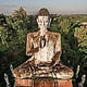 Buddha, Wat Ek Phnom, Kambodscha / Cambodia (Luftbild mit einer Drohne)