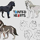 Tainted Hearts – Comic Character Entwürfe