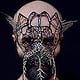 anathomy of Tounguage mask – 3d pen, filament, 2017