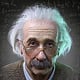 Albert Einstein 3D Portrait