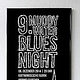 2014 – Plakat für die 9. Muddy Water Bluesnight (Auftrag)