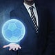 3D Bildcomposing „Fußball Hologramm“