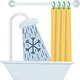 Informative Illustration „Kalte Dusche“