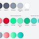 TASKLY – responsive web app – UI Kit colors