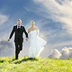 Hochzeitspaar im Himmel Foto Aniela Adams