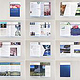 Auswahl von Seiten zur jahrelangen Gestaltung des ploitischen Magazins „Kennzeichen DK” der Dänischen Botschaft in Berlin