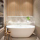 3D-Rendering von Badewanne