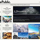 Homepage design for thepublic.com.de