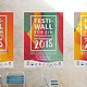 Poster Design für das Festi-Wall für ein friedliches Miteinander