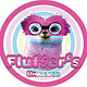 Logo für ein fiktives Hotel „Fluffer’s Universe“