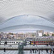 Liége-Guillemins railway station, Belgium