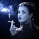 Clelia smoking