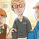 Panel aus dem Comic „Interact“, entwickelt für Interact Media in Waiblingen