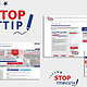 Logodesign: Europäische Bürgerinitiative gegen TTIP, Werbemittel