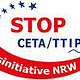 Logo: Volksinitiative in NRW gegen CETA und TTIP