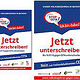 Plakate: Volksbegehren in Bayern gegen CETA