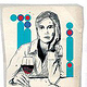 Illustration für Kleinert Illustratoren, München: Wein Geniessen.