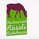 Auftraggeber: Restaurant Rössli, Robenhausen / Auftrag: Logoentwicklung