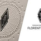 Uhrmachermeister Florentin Mack „Pendeluhr“ Monogram Logo & Letterpress VKs